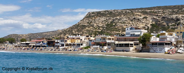 Matala er en gammel hippie by på Kretas sydkyst